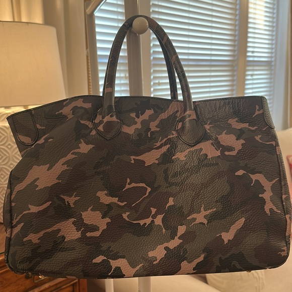 Mark & Graham Slouchy Camo Print Handbag - Picture 2 of 9